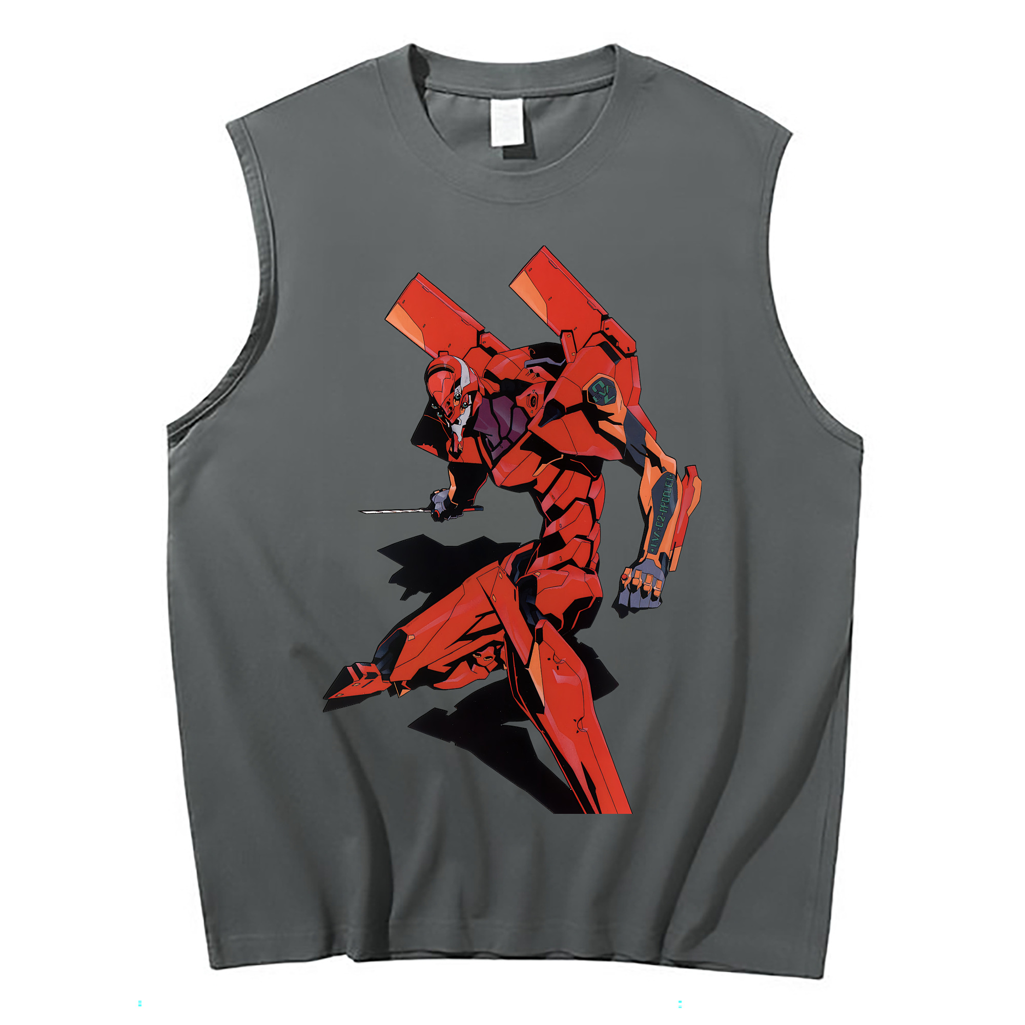 （画像用） EVA 新世紀エヴァンゲリオン コットン100％タンクトップ（フロントプリント）